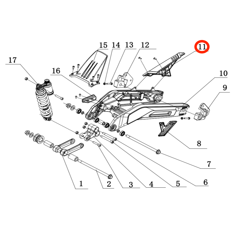 Upper Chain Guard Cover