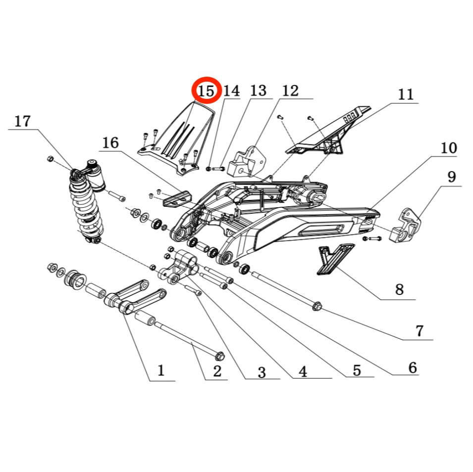 Rear Tire Mudguard