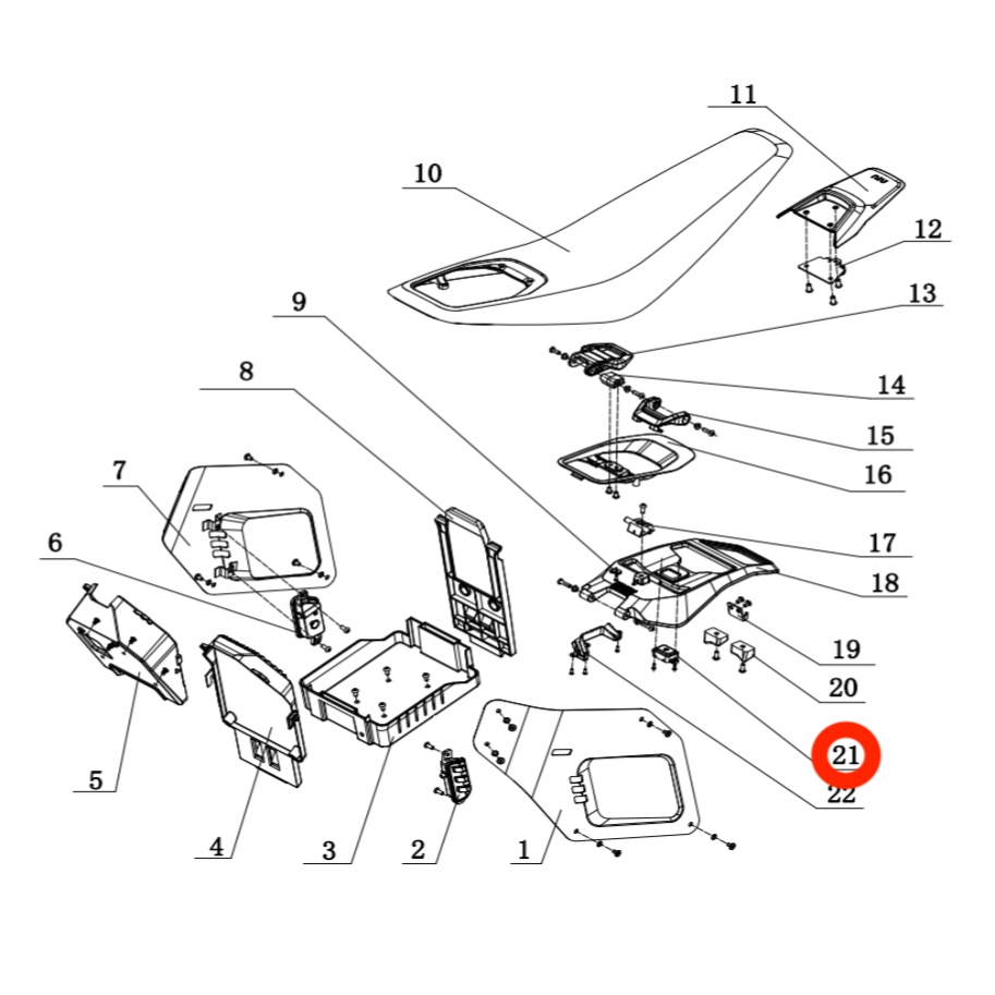Electronic Seat Lock Switch