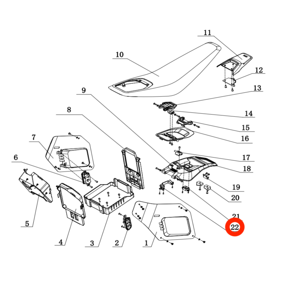 Battery Compartment Wire Cover