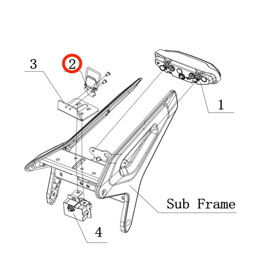Battery Compartment Lock Latch