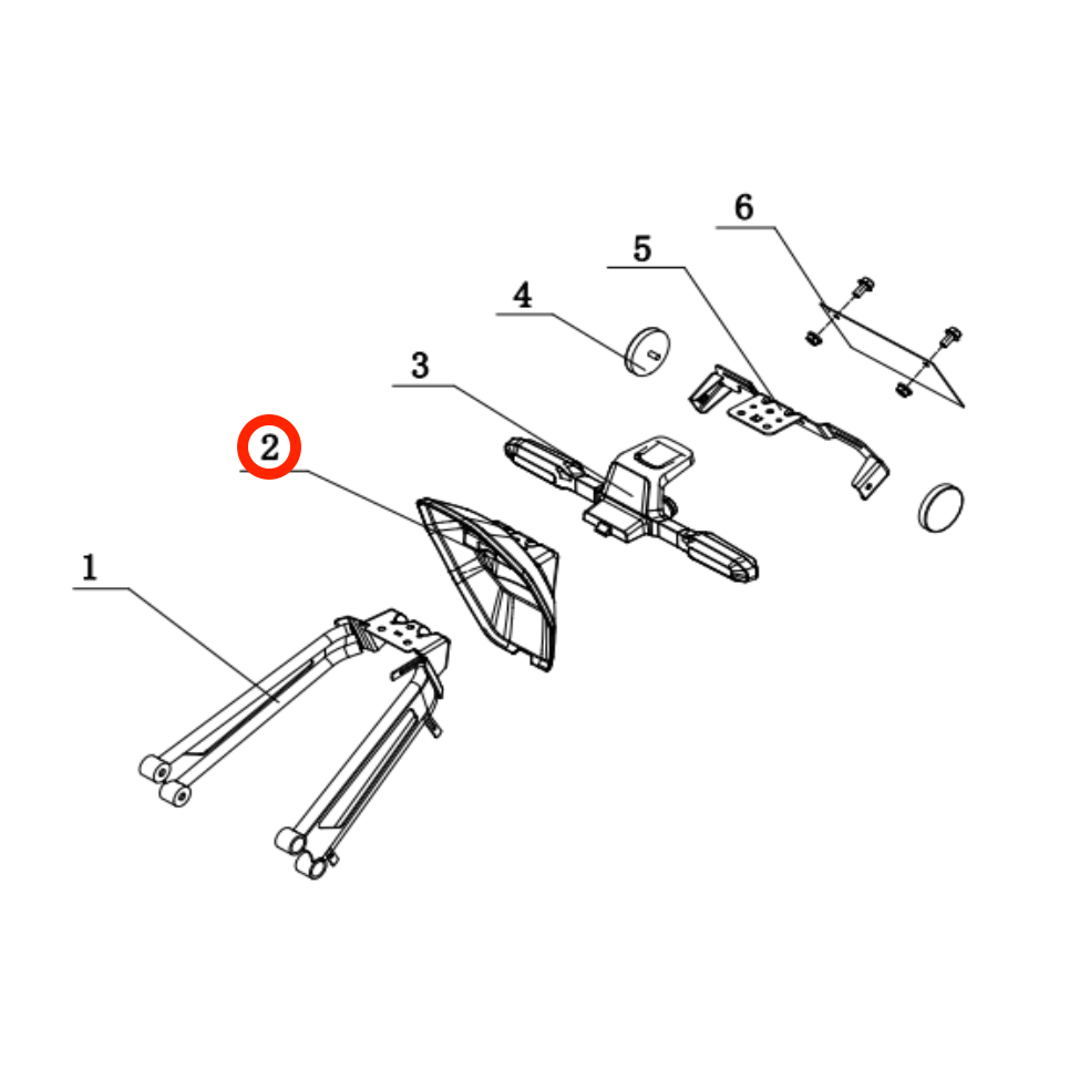 Rear License Plate Mudguard