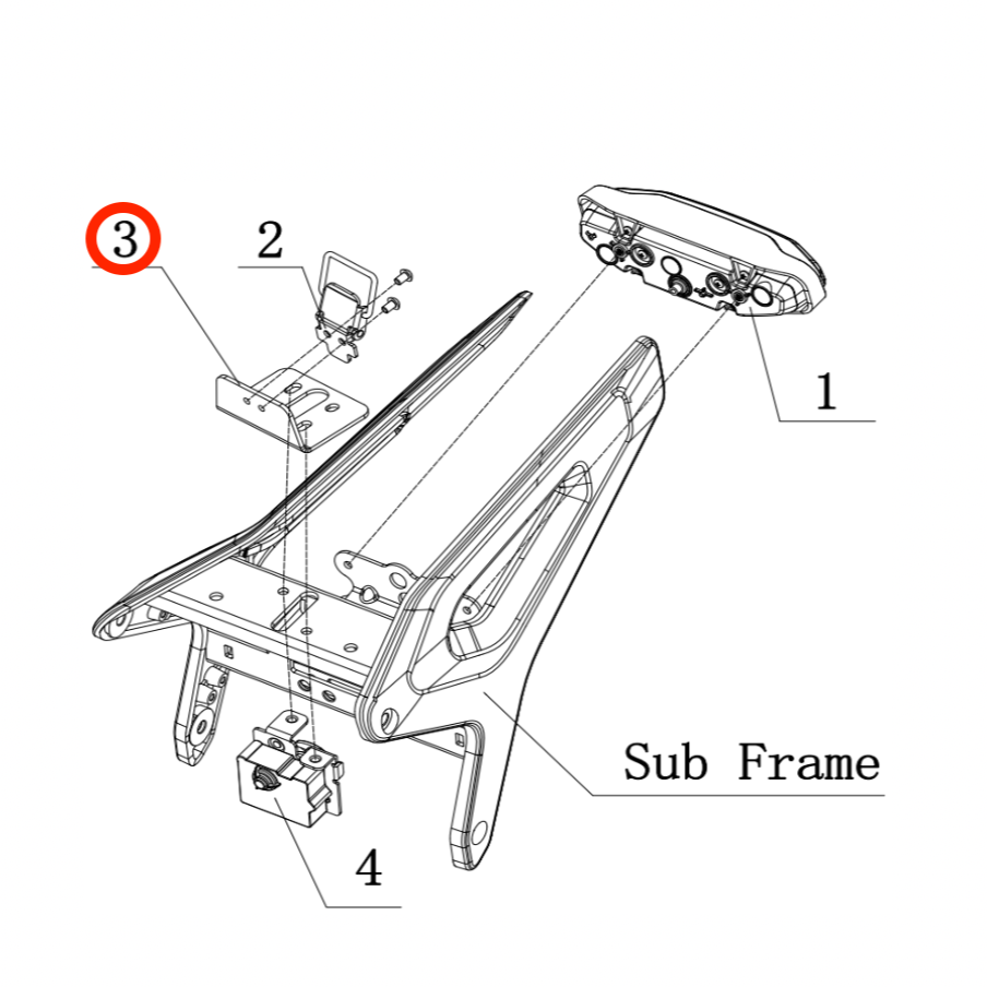 Seat Cushion Lock Plate