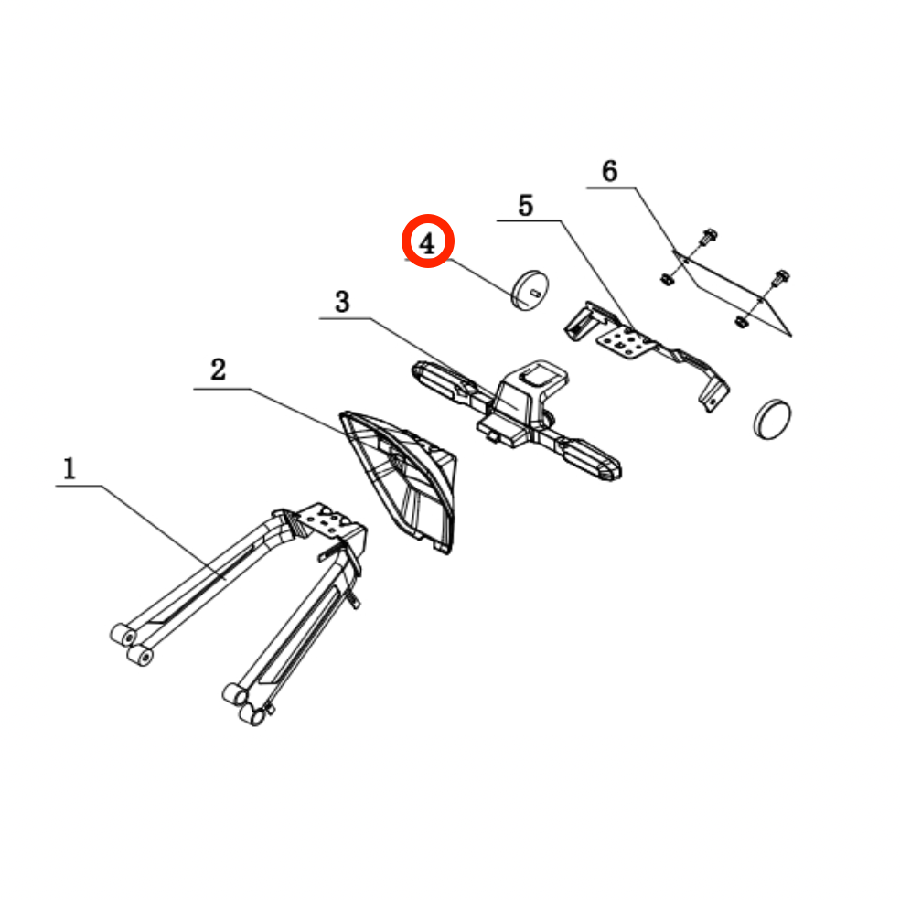 Rear reflector