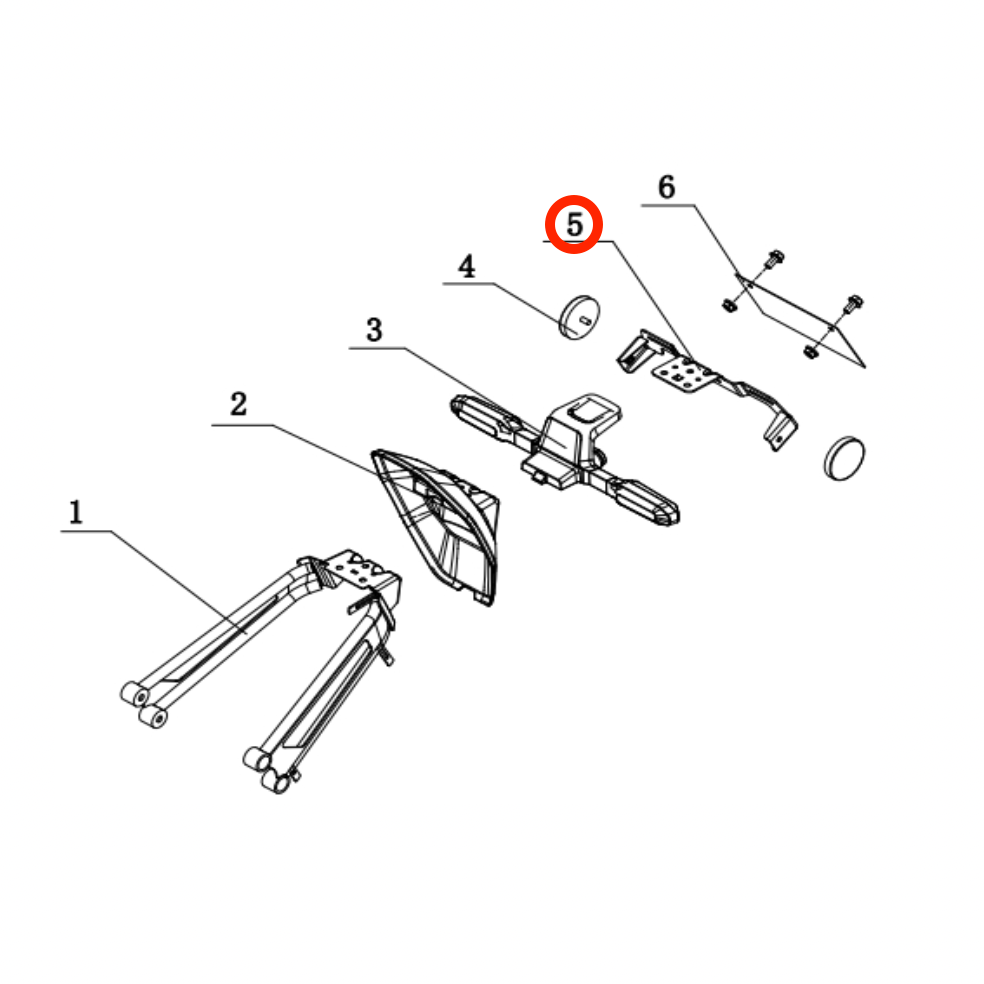 Rear License Plate Mounting Bracket