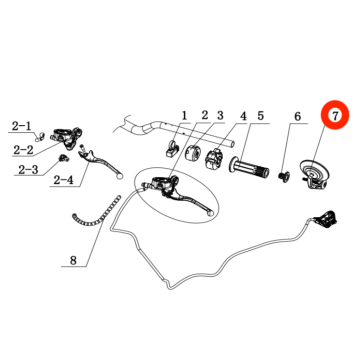 Left Rearview Mirror (DOT Version)