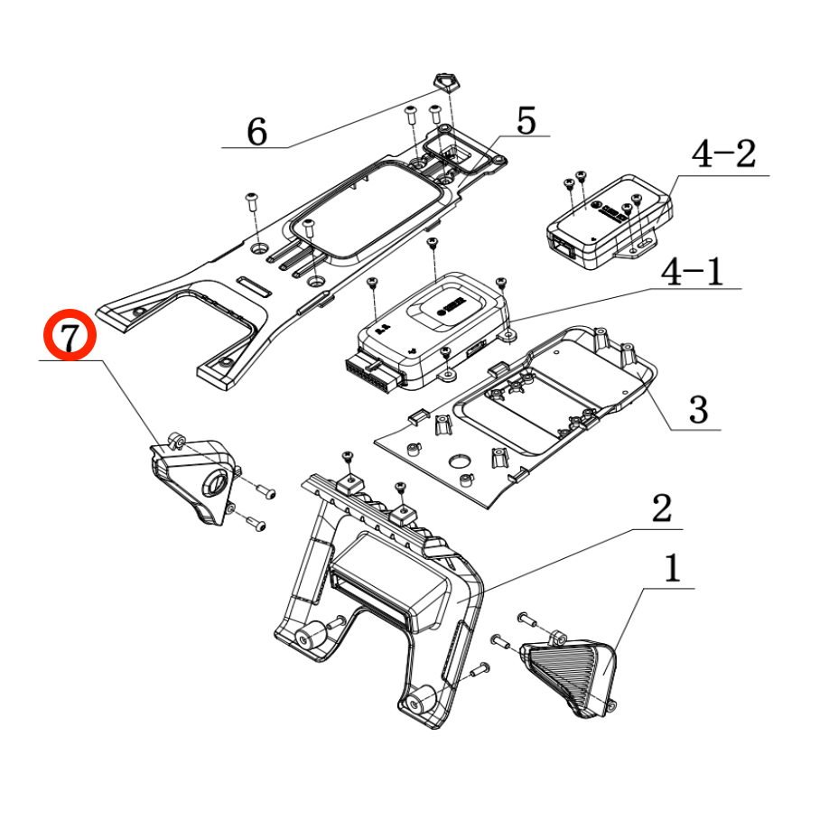 Subframe Key Switch Housing (Right)