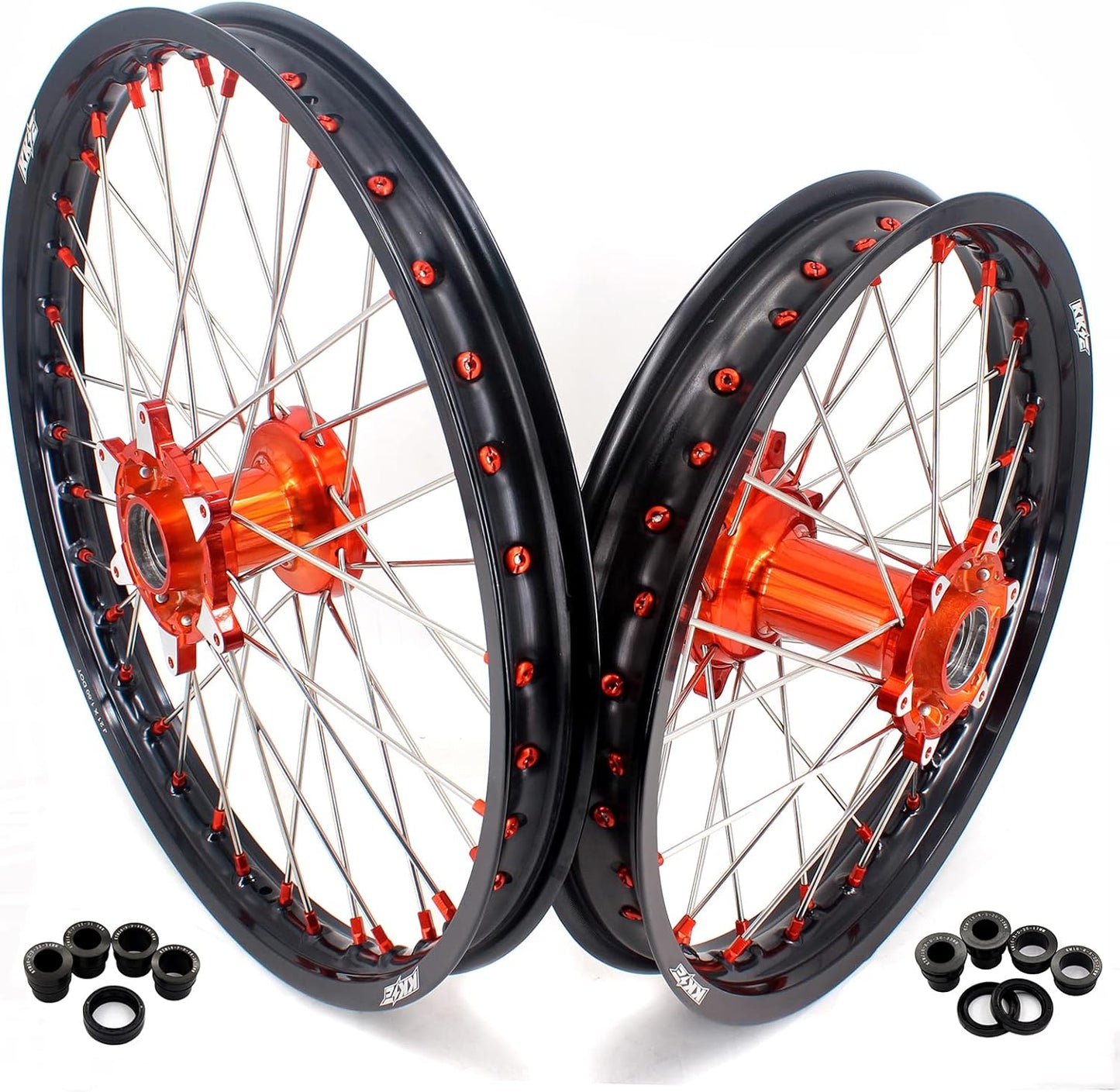 KKE 21"/18" Cast Hub Billet Rims For KTM, Husqvarna, & Husaberg