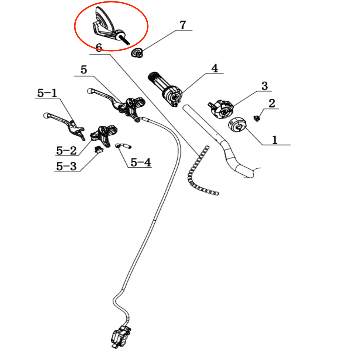Right Rearview Mirror (DOT Version)
