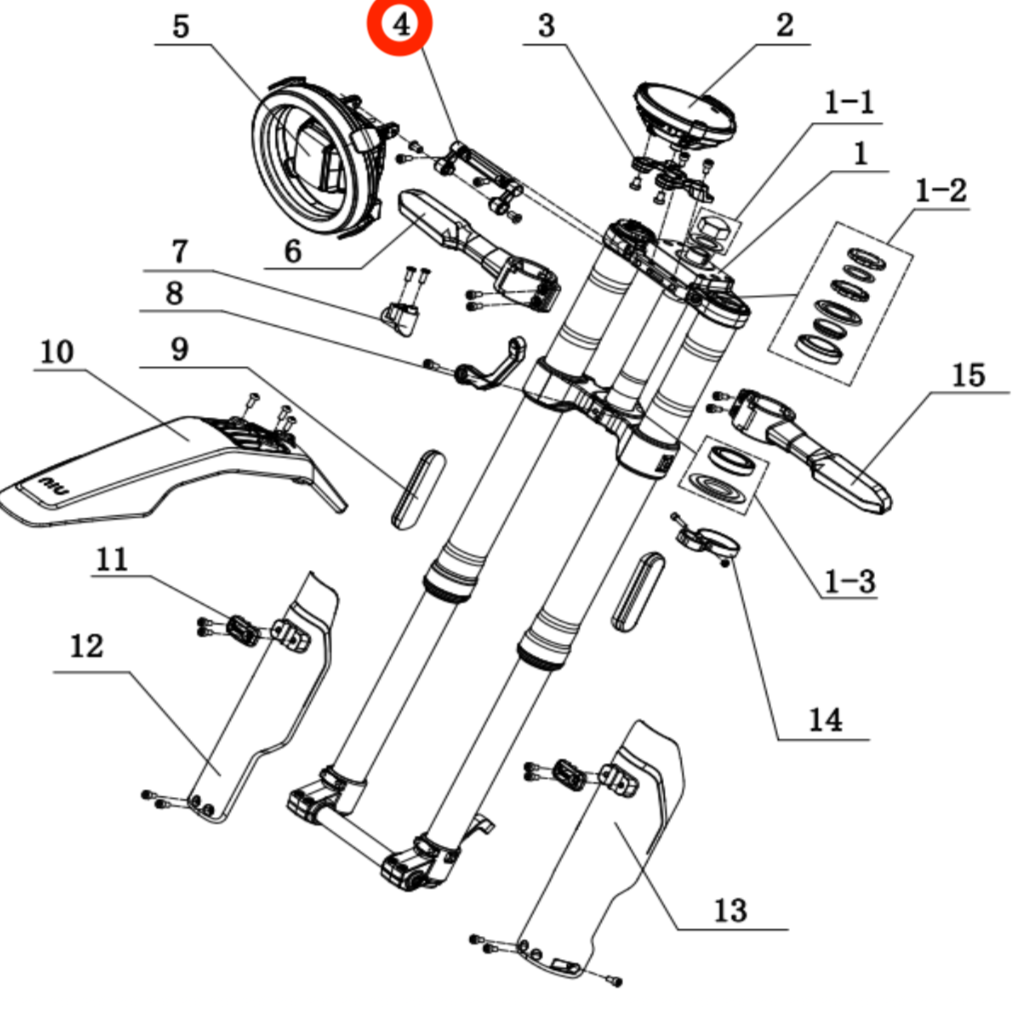 Front Light Bracket "A"