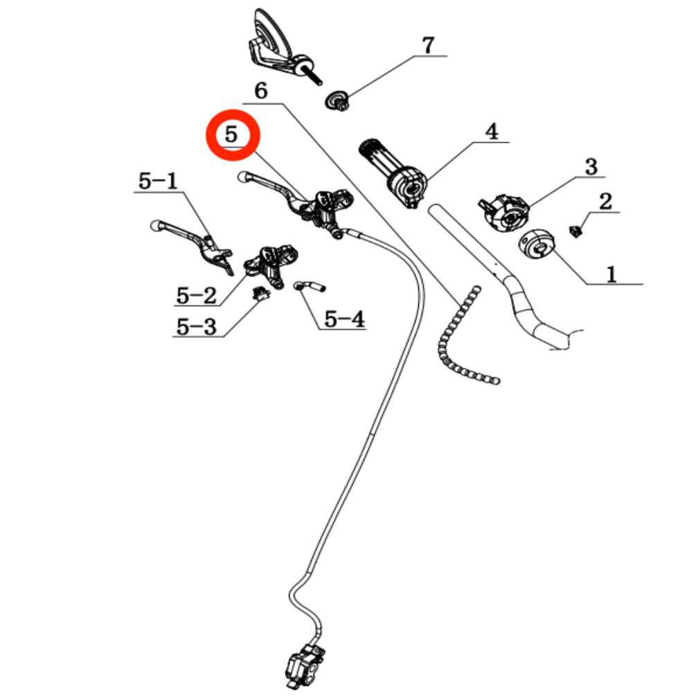 XQi3 Complete Rear Brake System