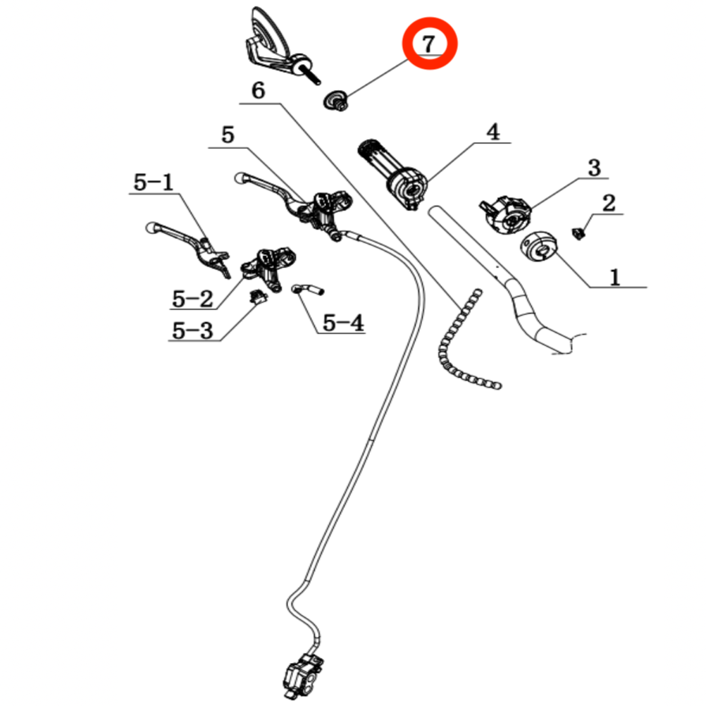 Handlebar Grip End Cover