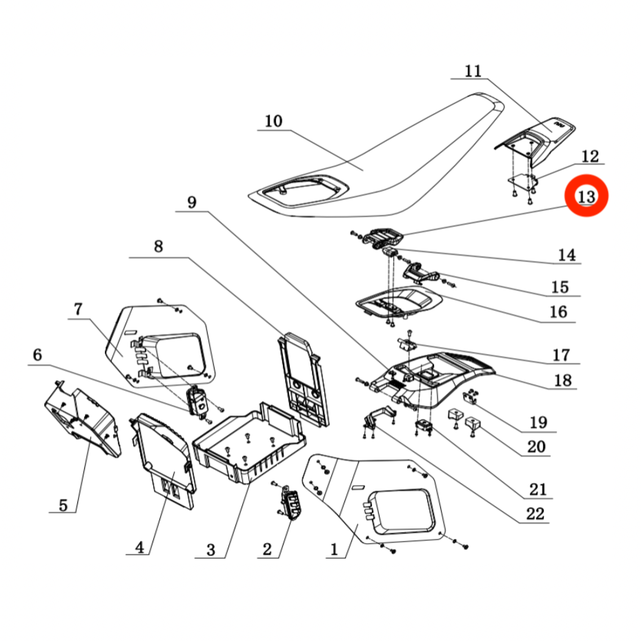 Seat Cushion Buckle Handle
