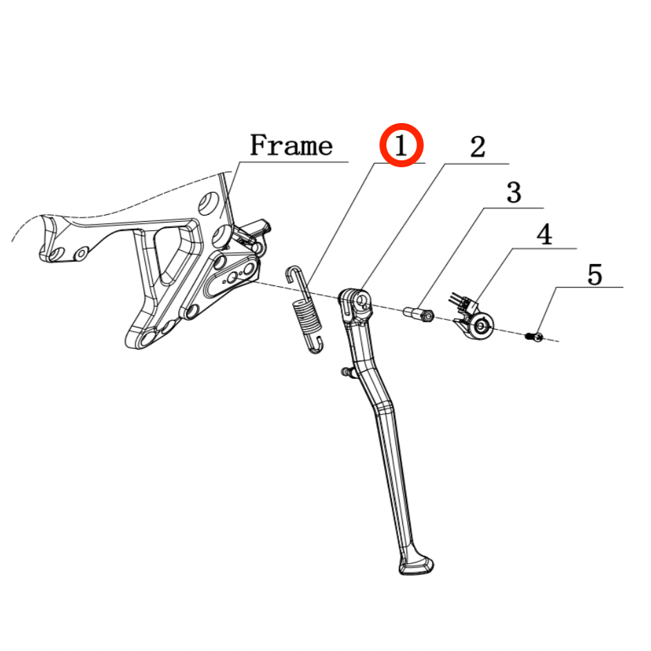 Kickstand Spring