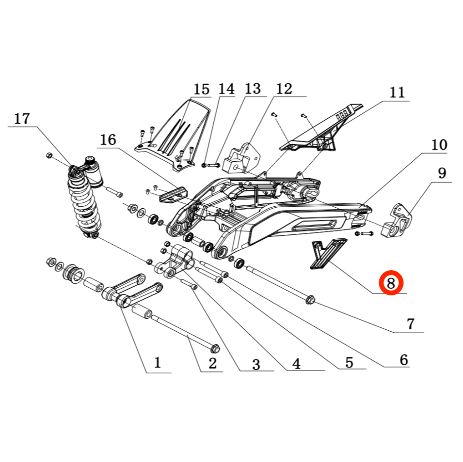 Lower Chain Guard Cover