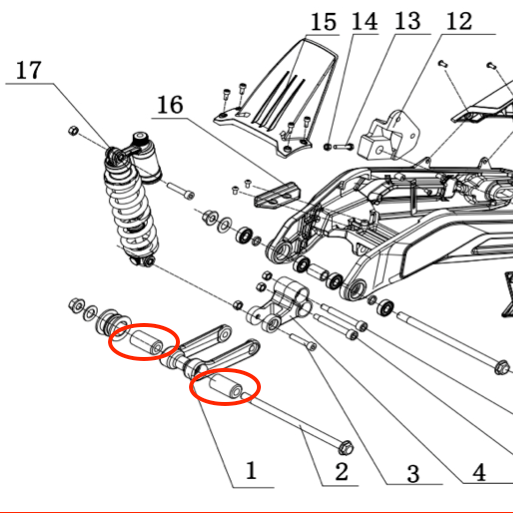 Rear Shock Linkage Bushing