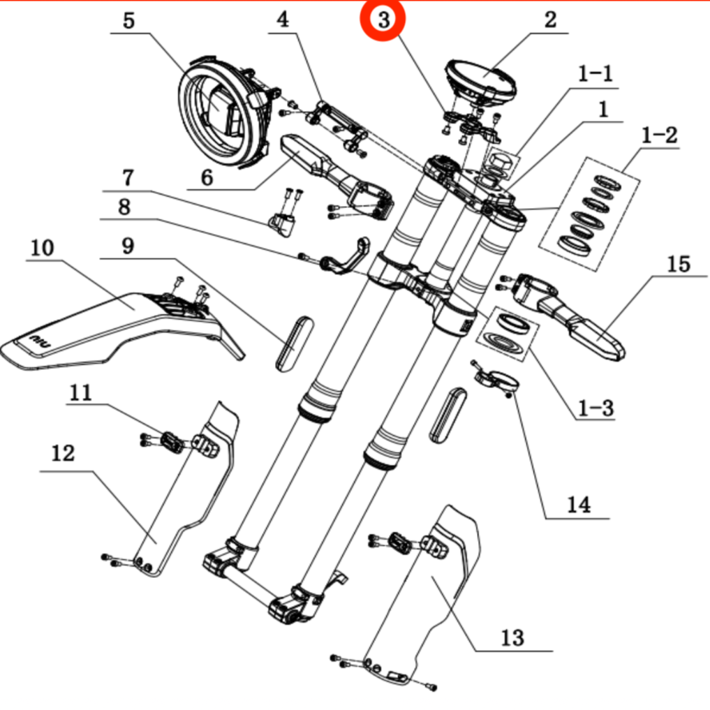 Speedometer Display Bracket