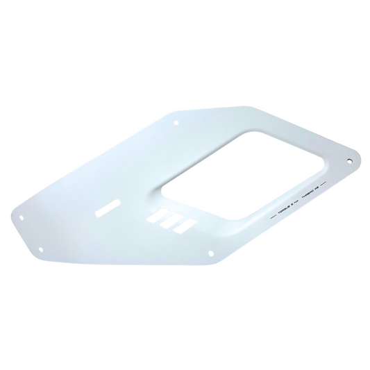 Left Trim Plate (White)
